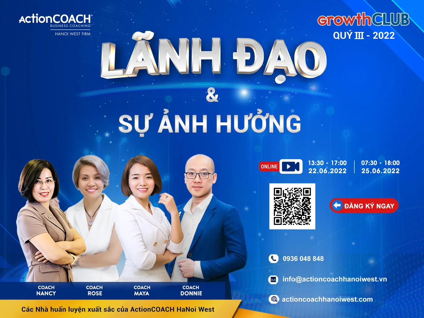 GROWTHCLUB quý 3 năm 2022 - Lãnh đạo và sự ảnh hưởng